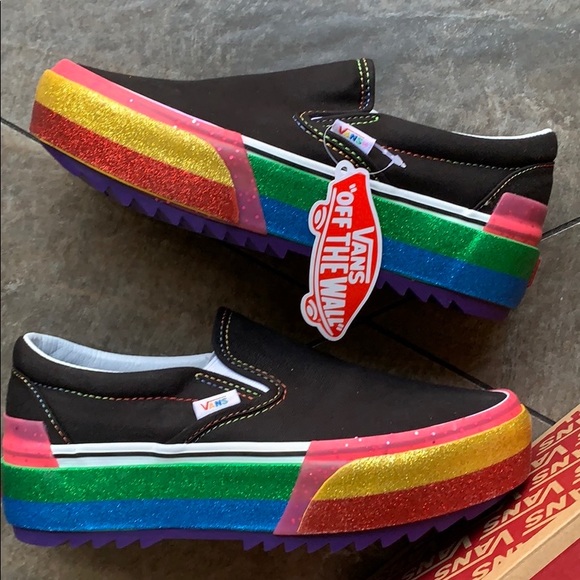 VANS CLASSIC SLIP ON S PLATFORMS GLITTER WMNS - Picture 3 of 16